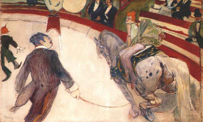 Cuadro de Lautrec sobre el parisino Circo Fernando, Henri  Toulouse-Lautrec